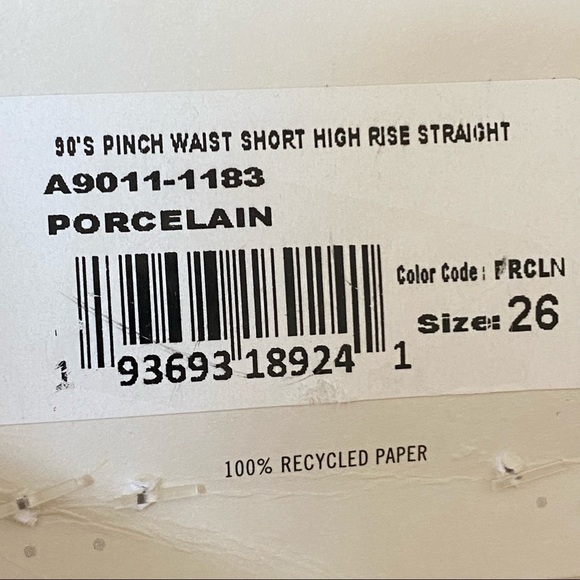 Agolde 90s Pinch Waist High Waist Longline Shorts - Picture 9 of 11